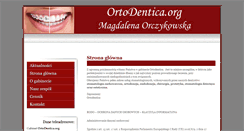 Desktop Screenshot of ortodentica.org