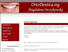 Tablet Screenshot of ortodentica.org